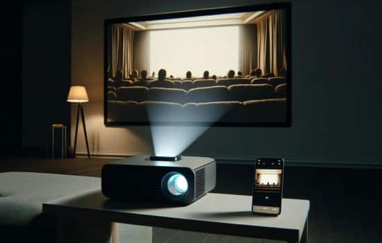Cine en tu celular: proyección portátil